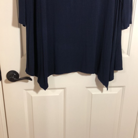 Larace navy blue tunic size 4X - Picture 4 of 6